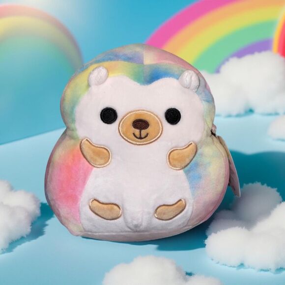 NWT Squishmallow Super Squishable Bowie the Hedgehog 8" - Picture 1 of 5